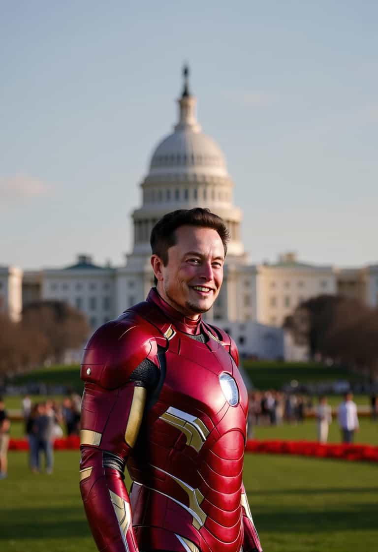 Iron Man at the Capitol