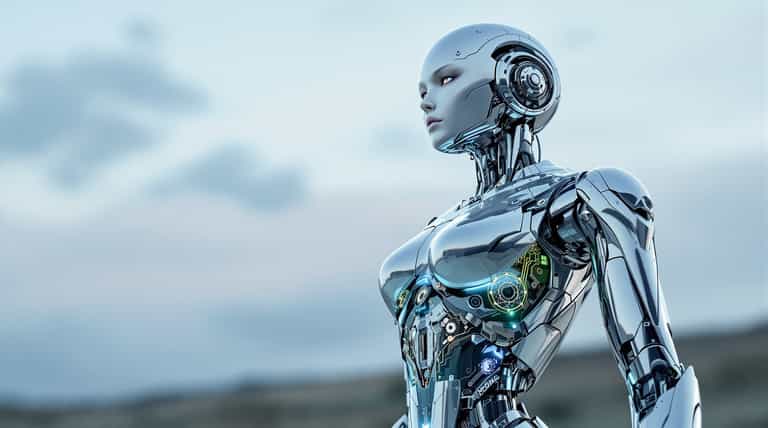 Futuristic Sentinel: The Guardian of Tomorrow