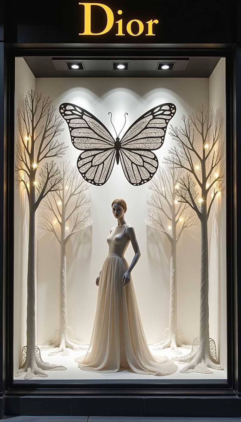 **Ethereal Elegance: Dior's Enchanted Forest**