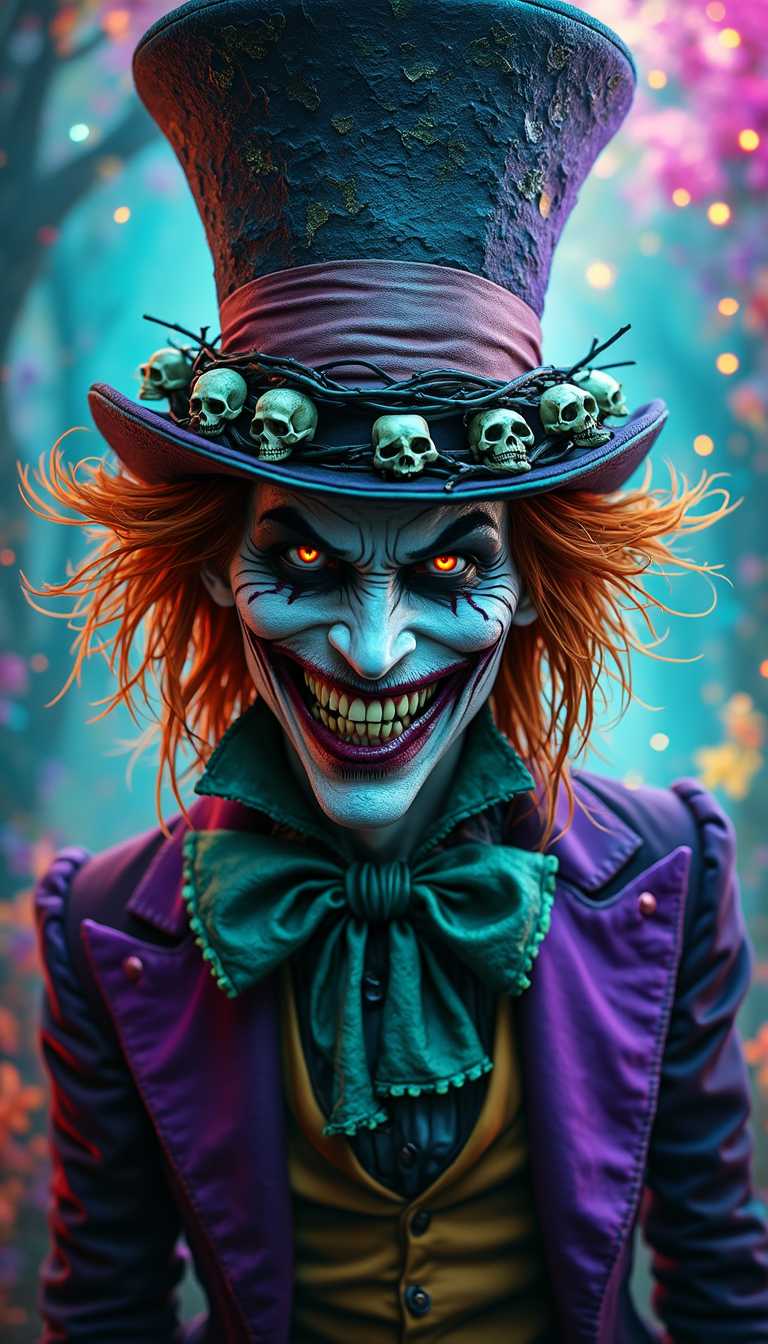 Mad Hatter's Sinister Grin
