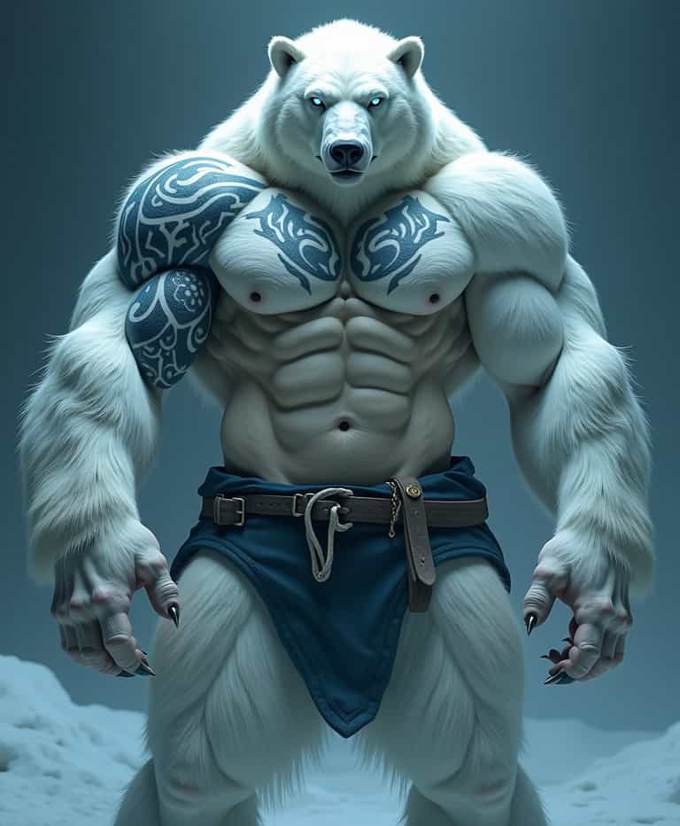**The Warrior Bear of the Frozen North**
