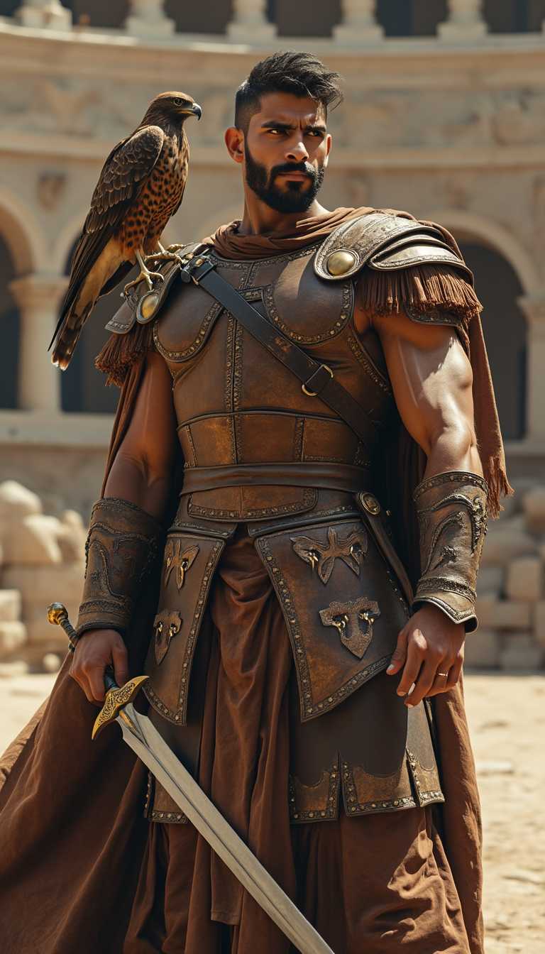 **The Falcon-Warrior of Ancient Times**