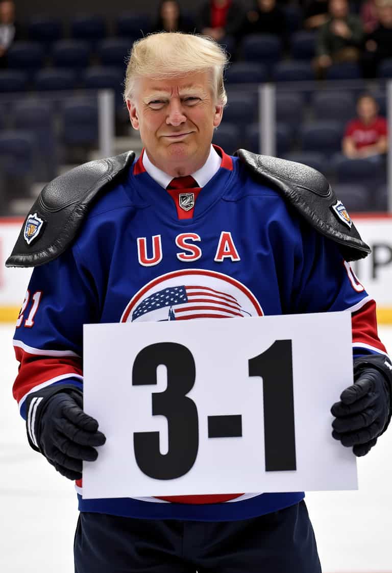 Celebrating the Score: USA Hockey Victory