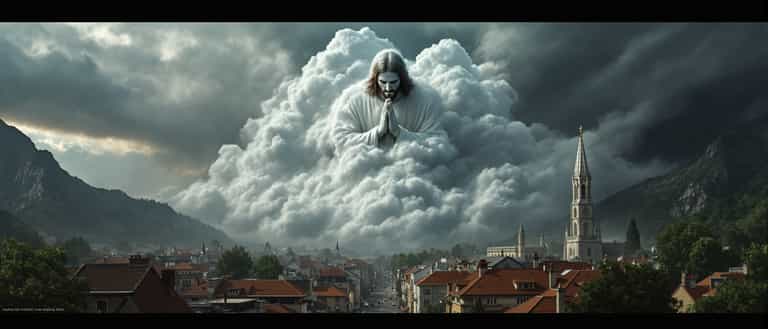 Divine Presence Over the Town