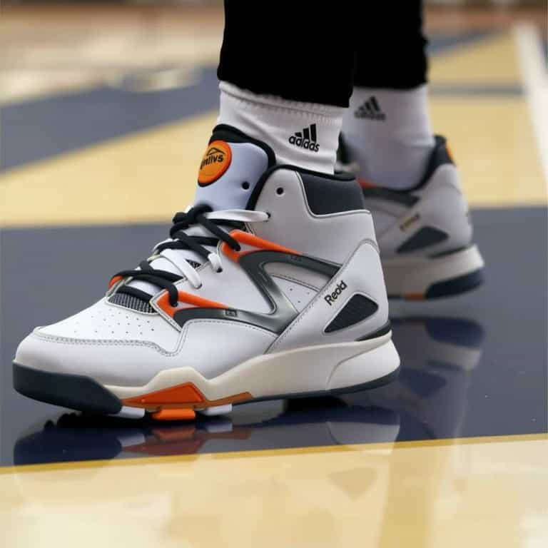 Sporty Footwear on the Court