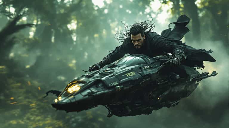 High-Speed Chase Through the Misty Forest