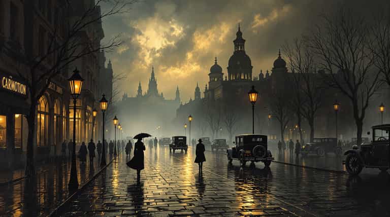 Rainy Evening in a Timeless City