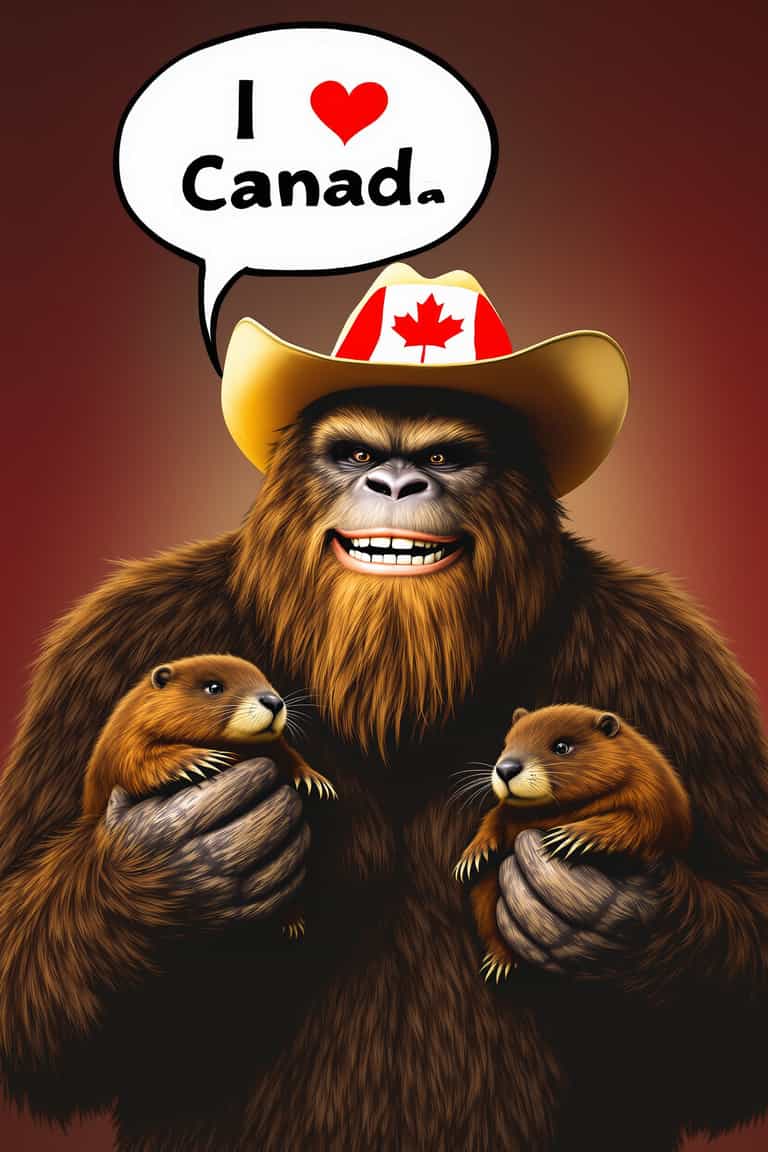 Canadian Sasquatch and Beavers