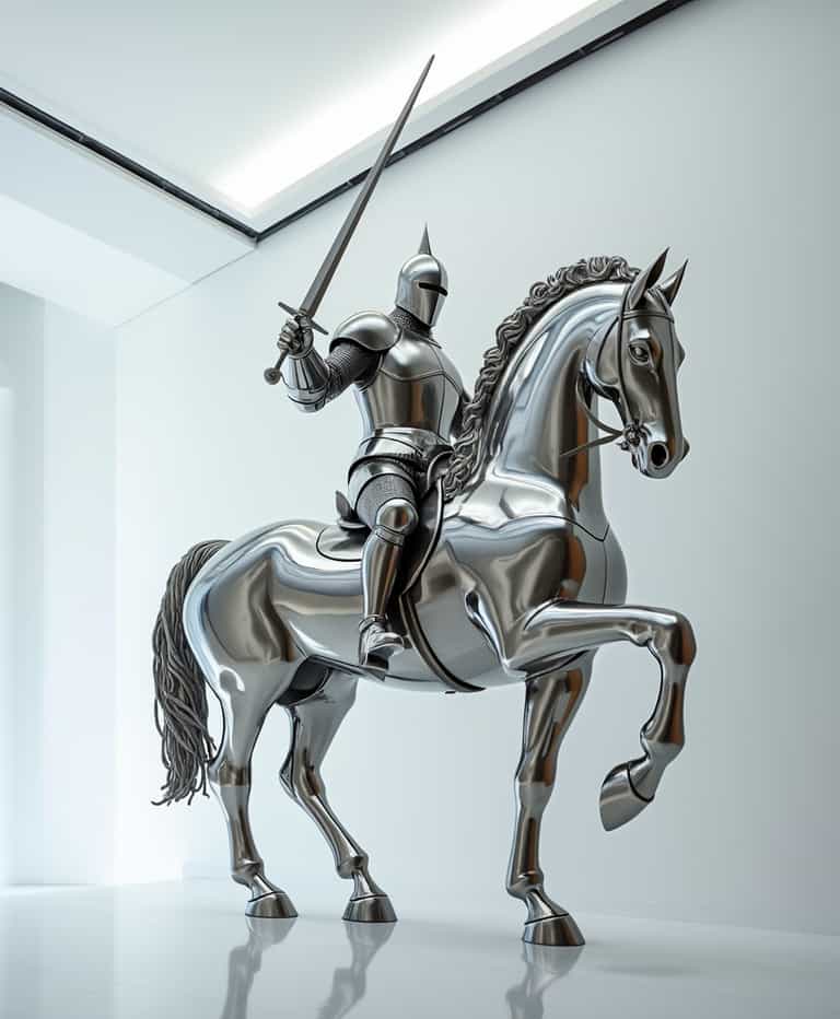 Reflections of Chivalry: The Metallic Knight