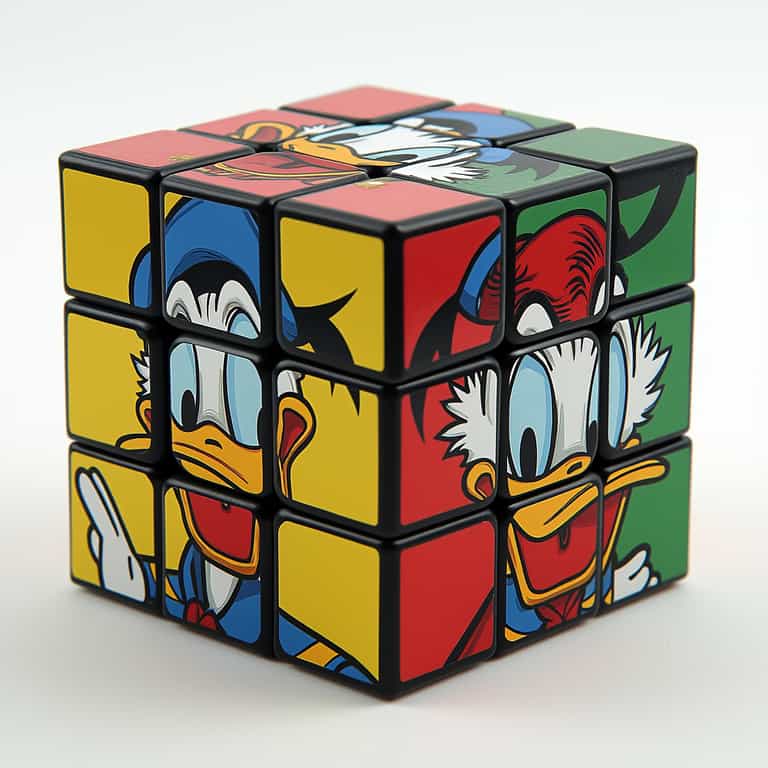 Donald Duck Rubik's Cube