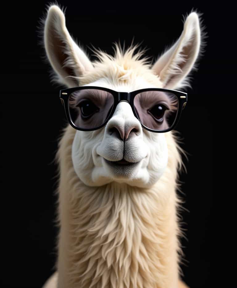 Cool Llama in Shades