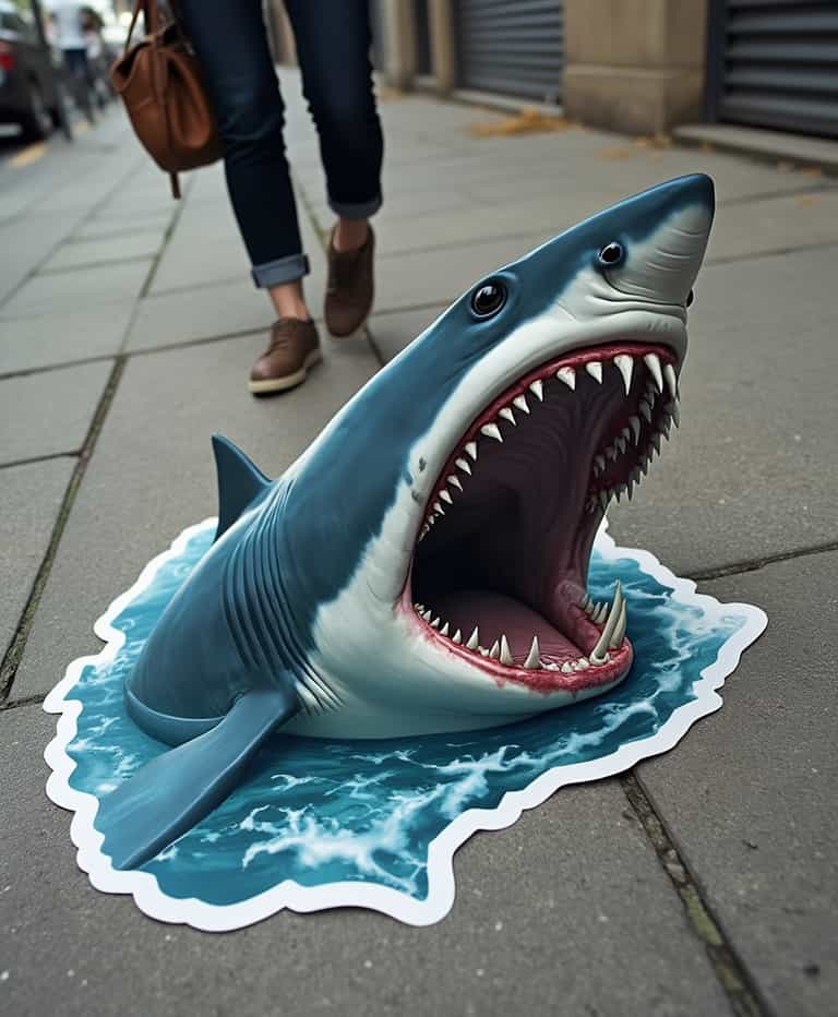 Urban Shark Illusion