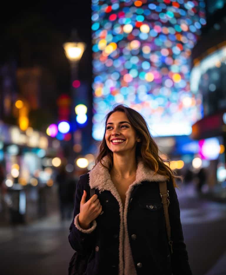 City Lights and Smiles