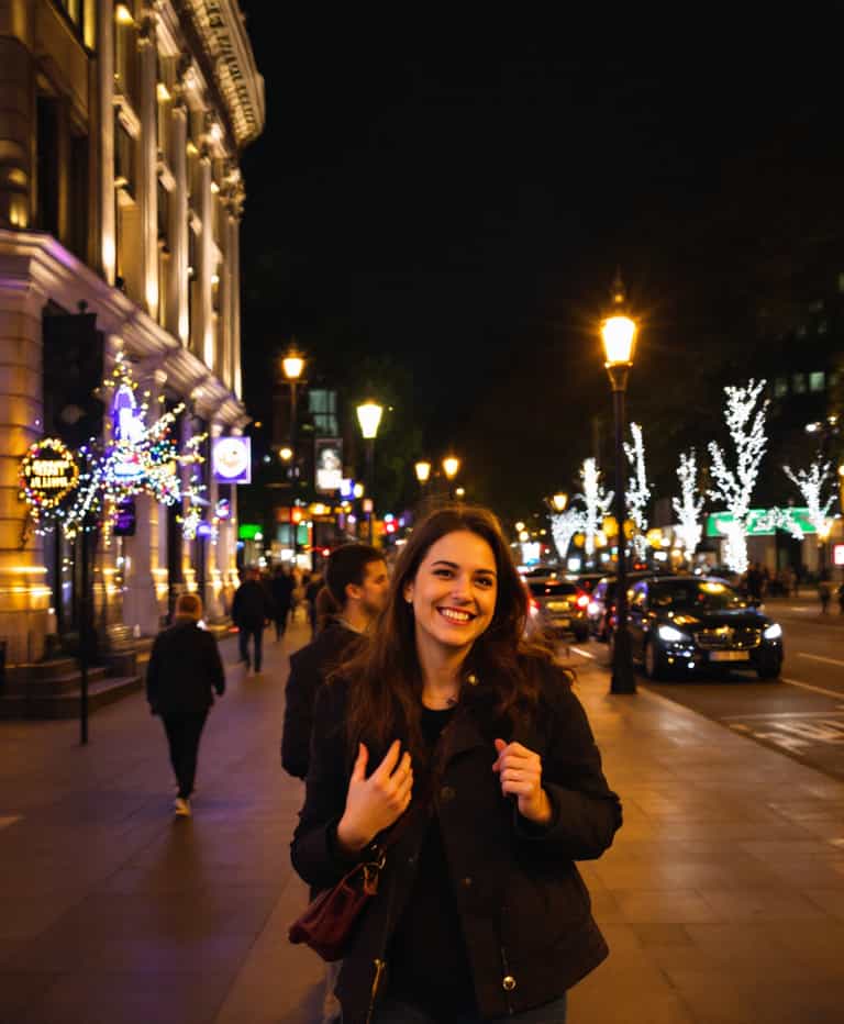 Nighttime Festivities in the City