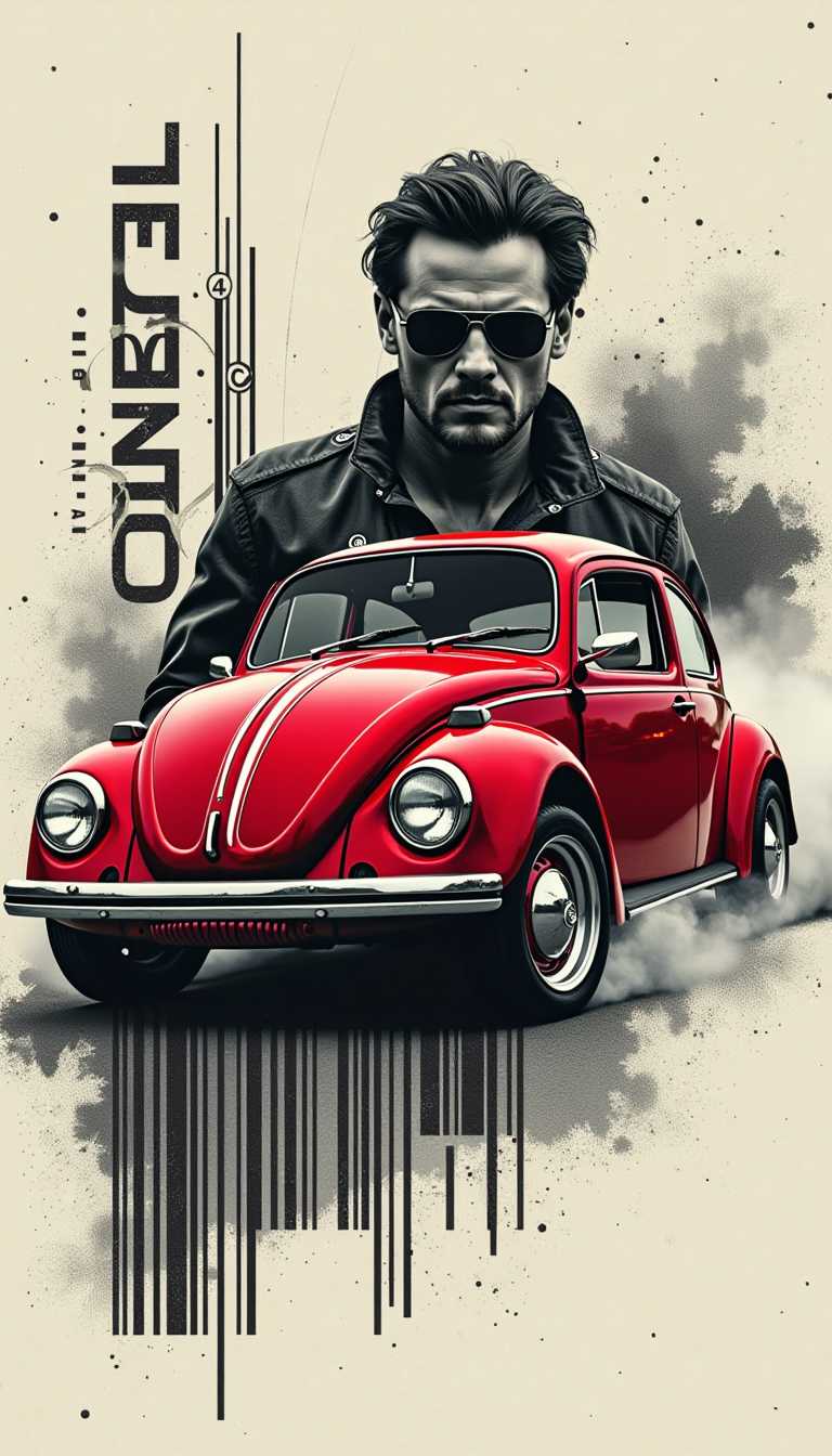 Retro Rebel: Man and Classic Beetle