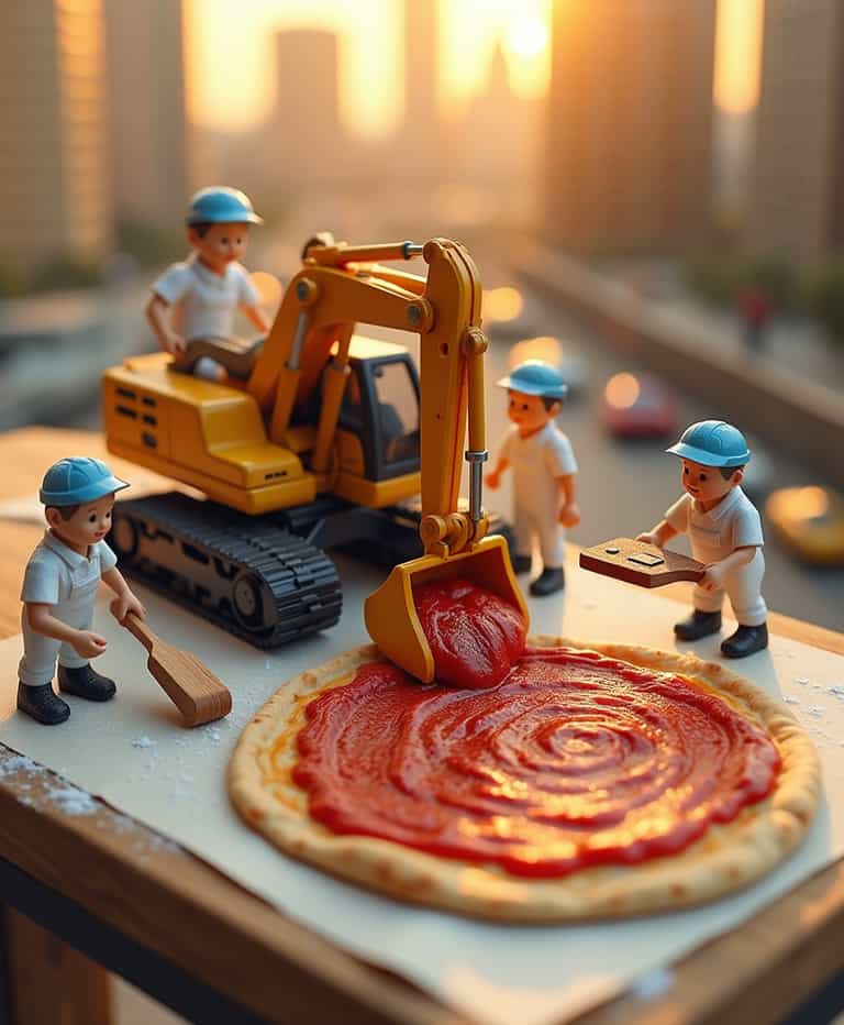 Construction Crew Pizza Party