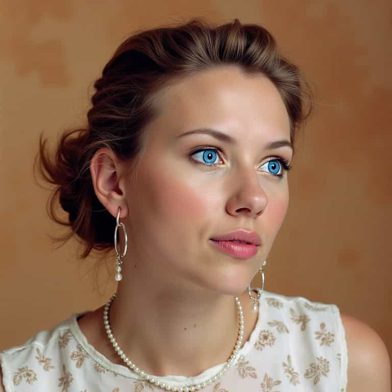 Elegance in Simplicity: A Portrait of Contemplation