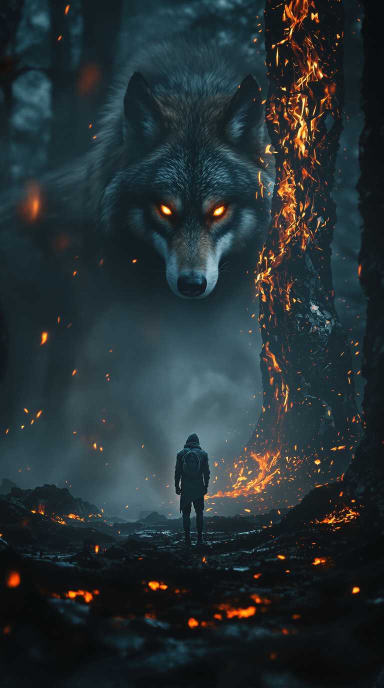 Confrontation in the Burning Forest