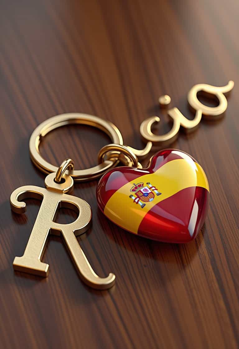 Spanish Pride Keychain