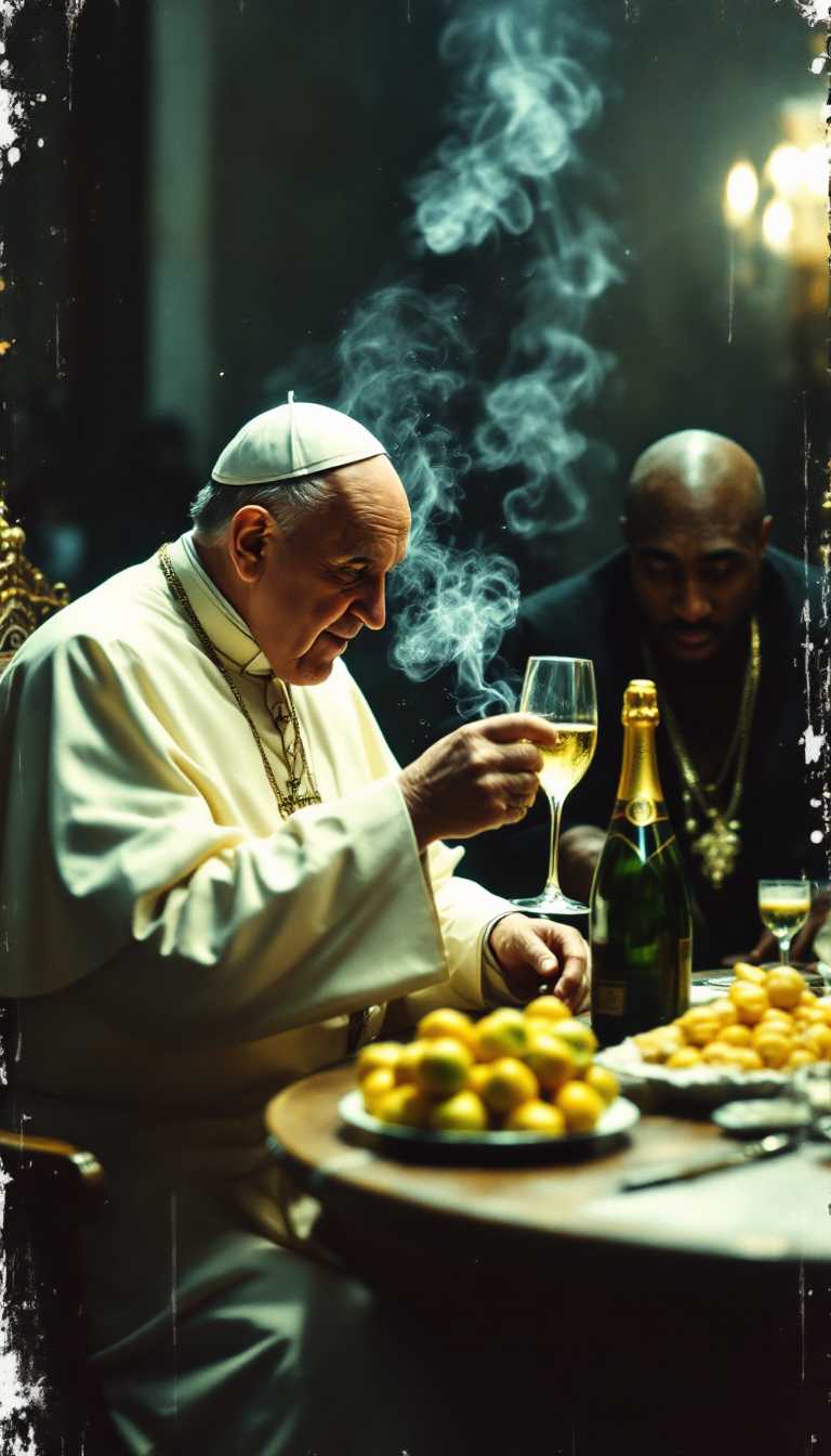 Unexpected Companionship: A Papal Toast