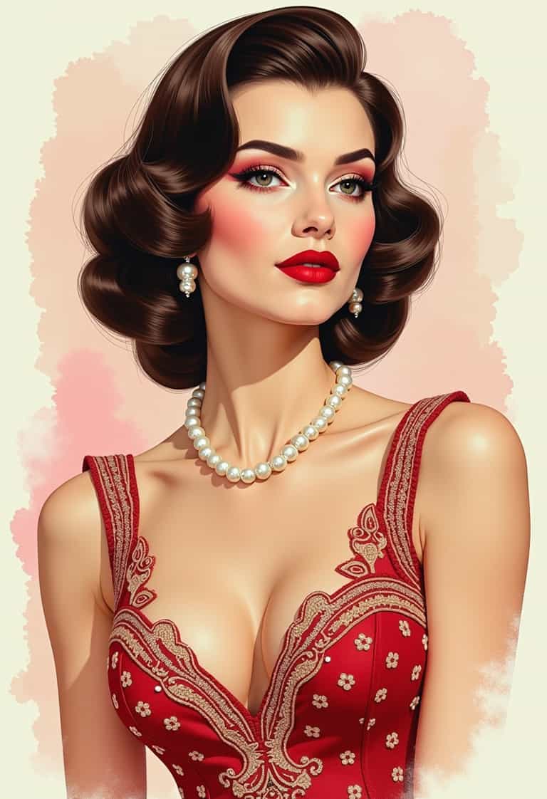 Vintage Glamour Portrait