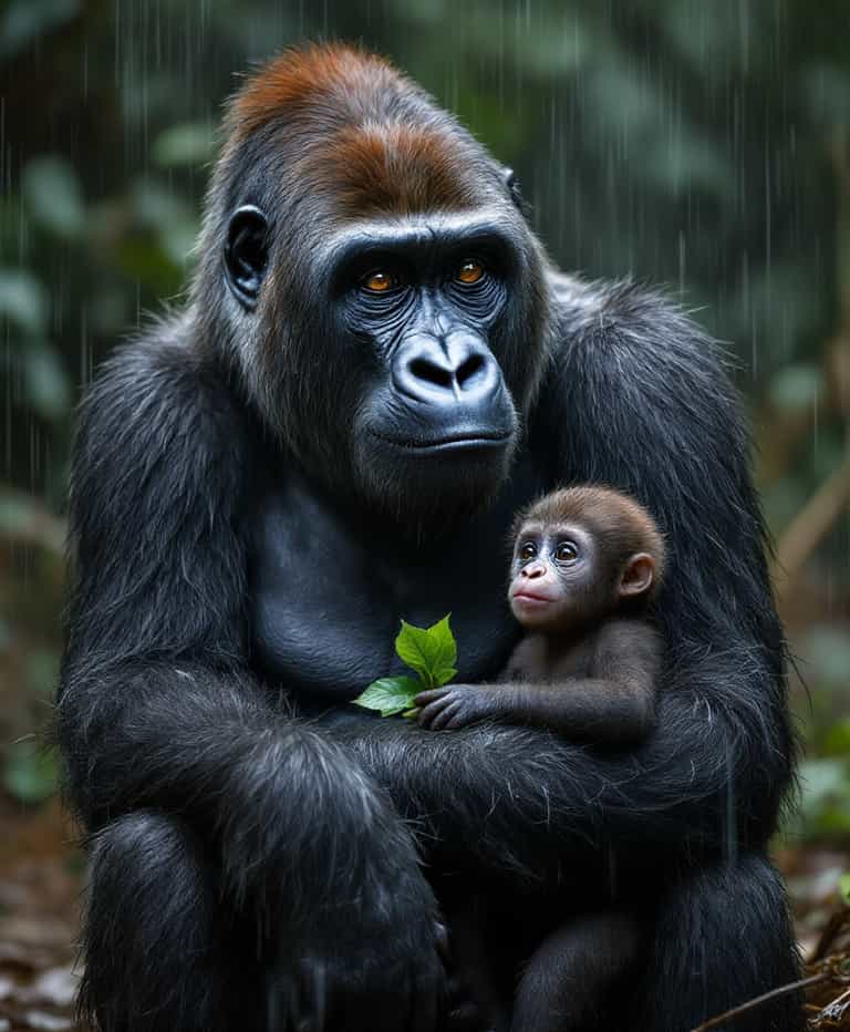 Maternal Bond in the Rainforest