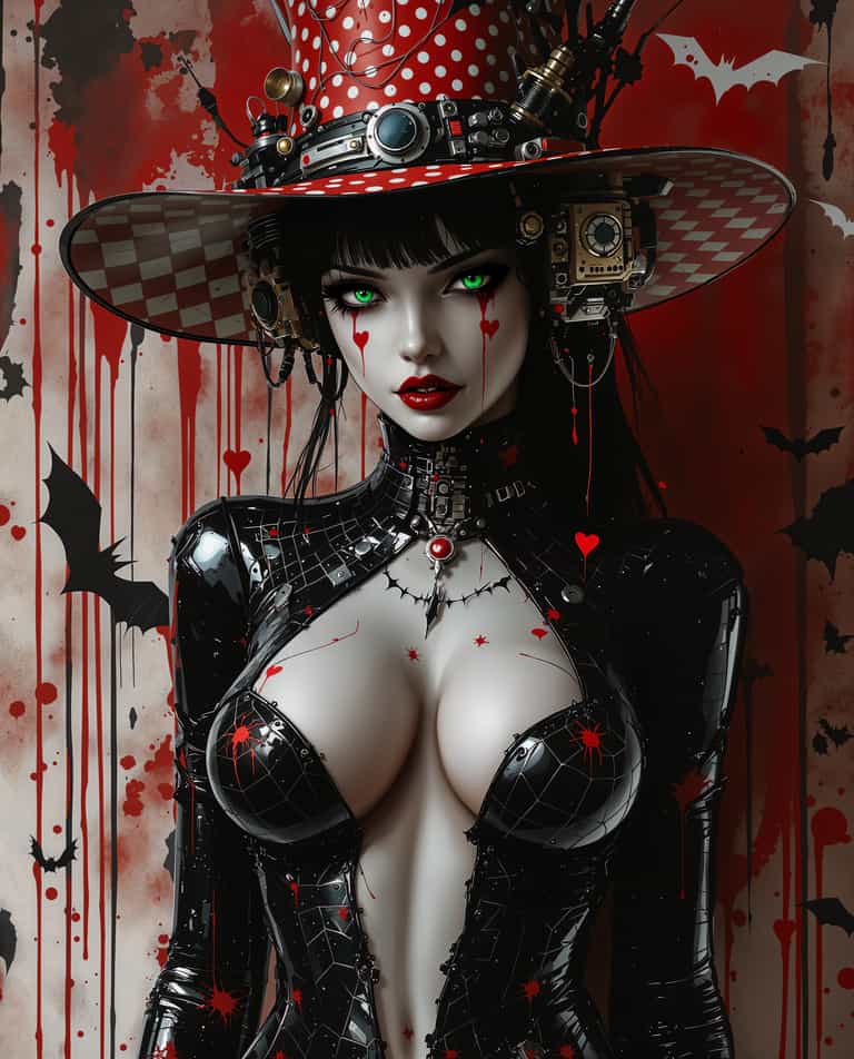 **Gothic Steampunk Enchantress**