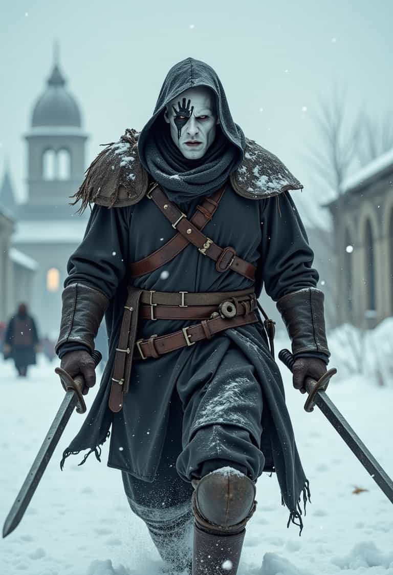 Warrior in the Snow