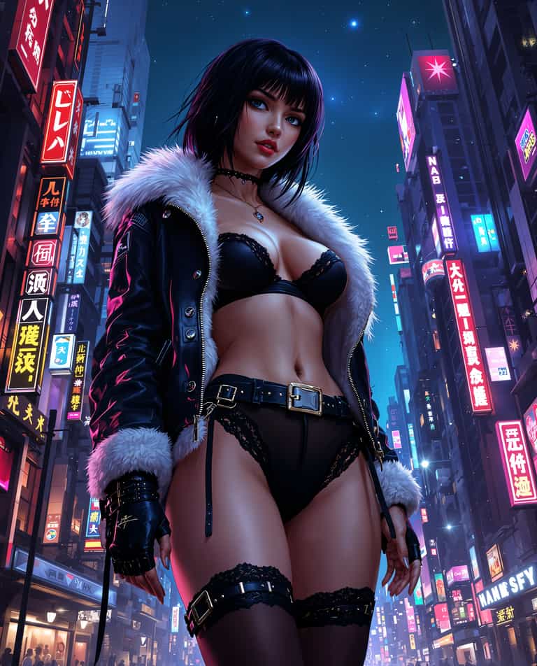 Neon Nights: Urban Seduction