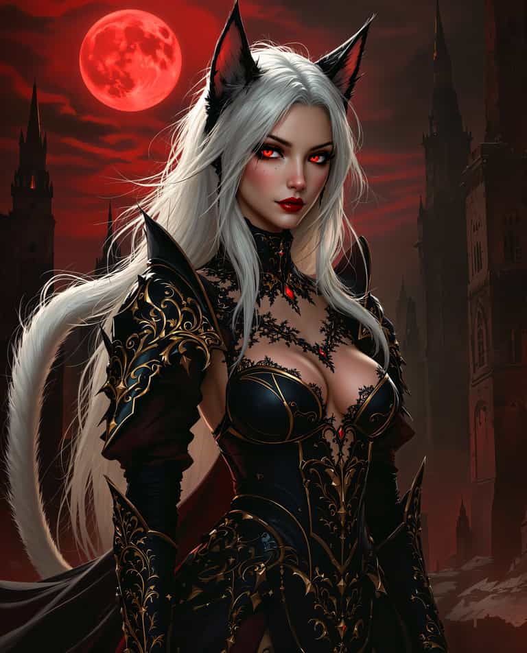 Guardian Under the Blood Moon