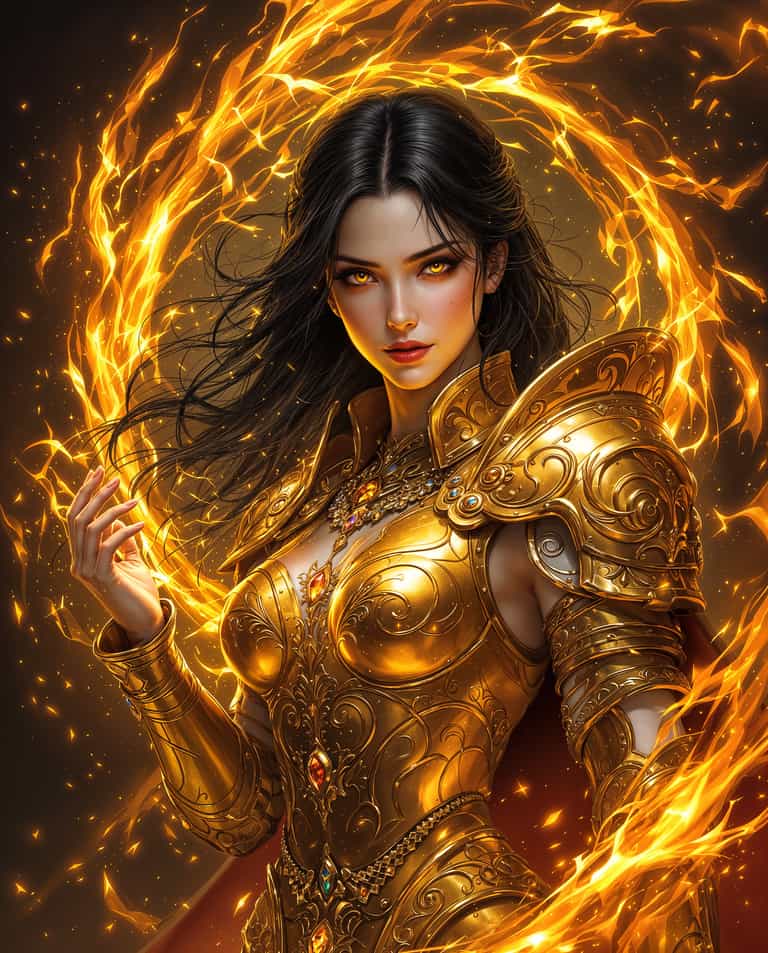 Flame Guardian: The Golden Warrior