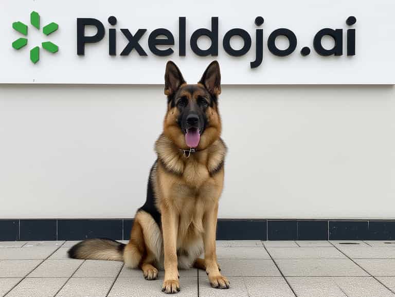 Pixeldojo.ai's Canine Mascot