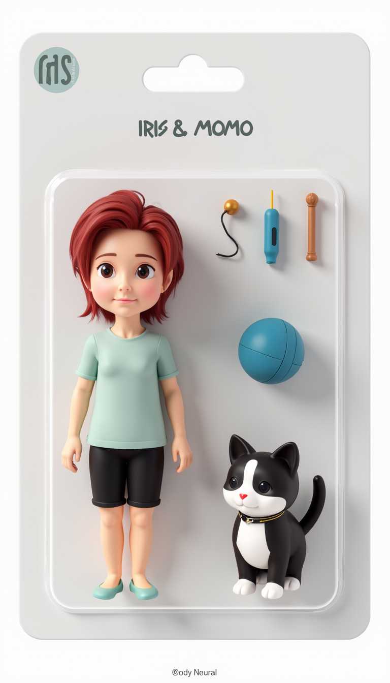 IRIS & MOMO Toy Set Packaging