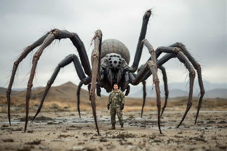 Guardian of the Wasteland: The Mechanical Spider