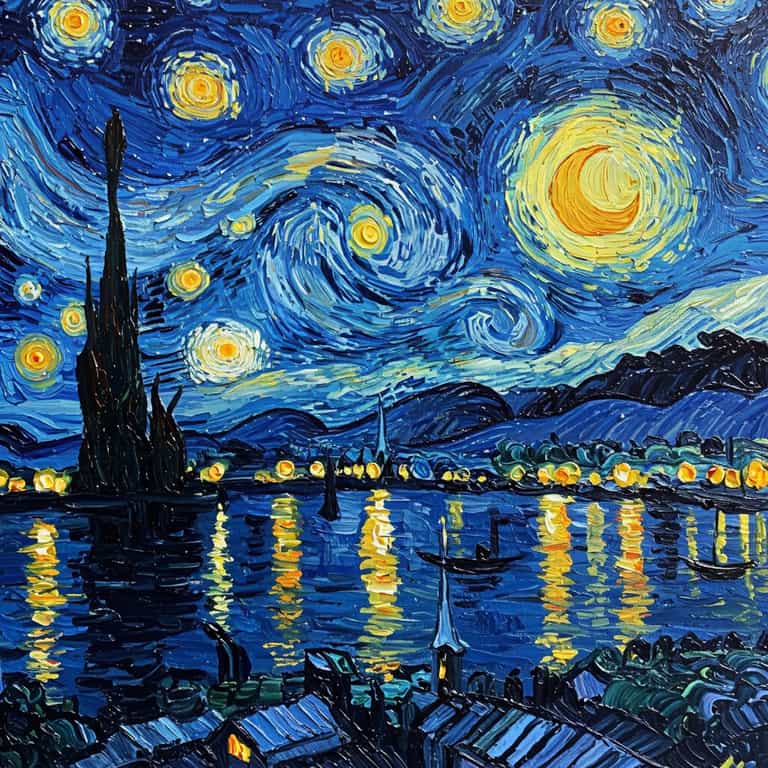 Starry Night Over Paris