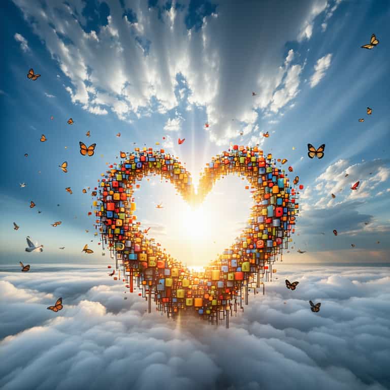 Heart of Light in the Sky