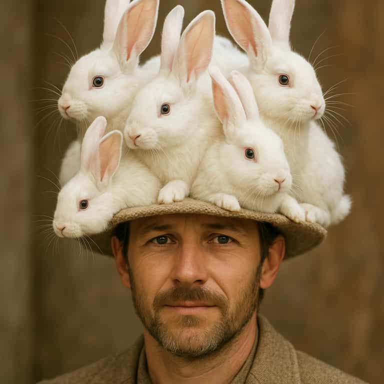 Whimsical Rabbit Hat