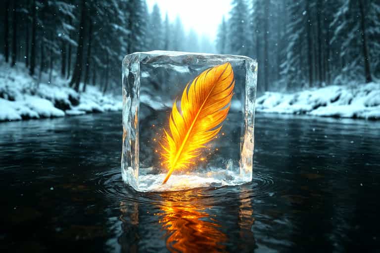 Fire and Ice: The Enchanted Feather