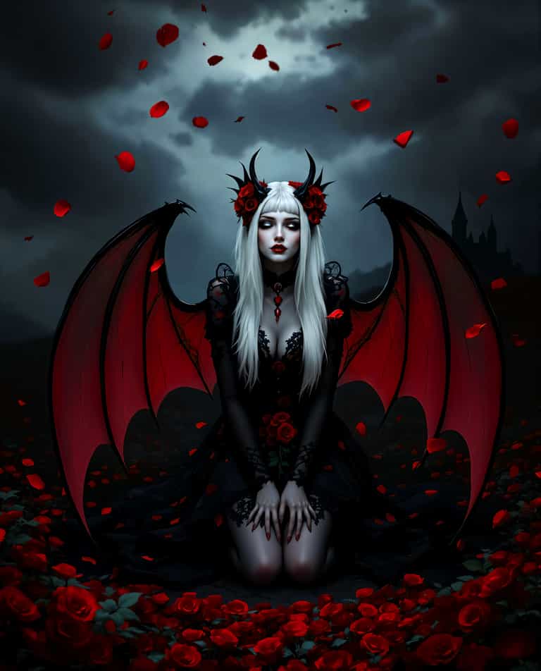 Gothic Rose Demoness