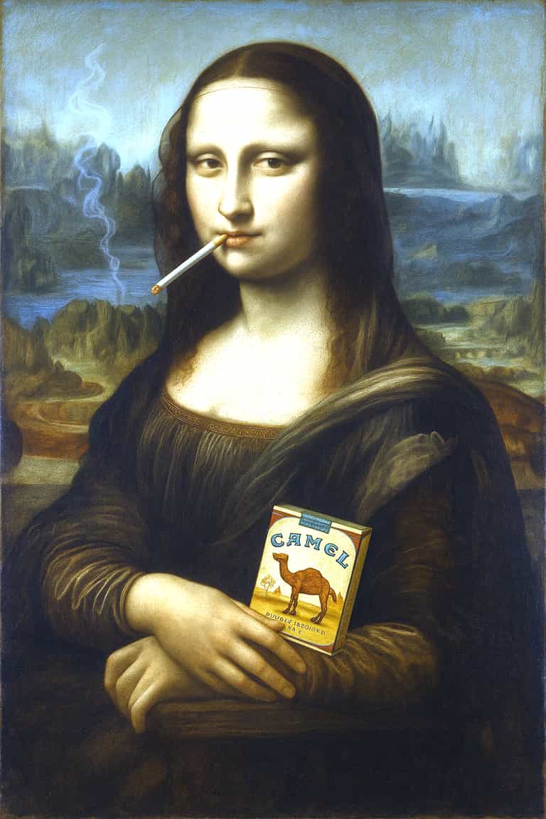 Modern Mona: A Juxtaposition of Timeless Art and Contemporary Culture