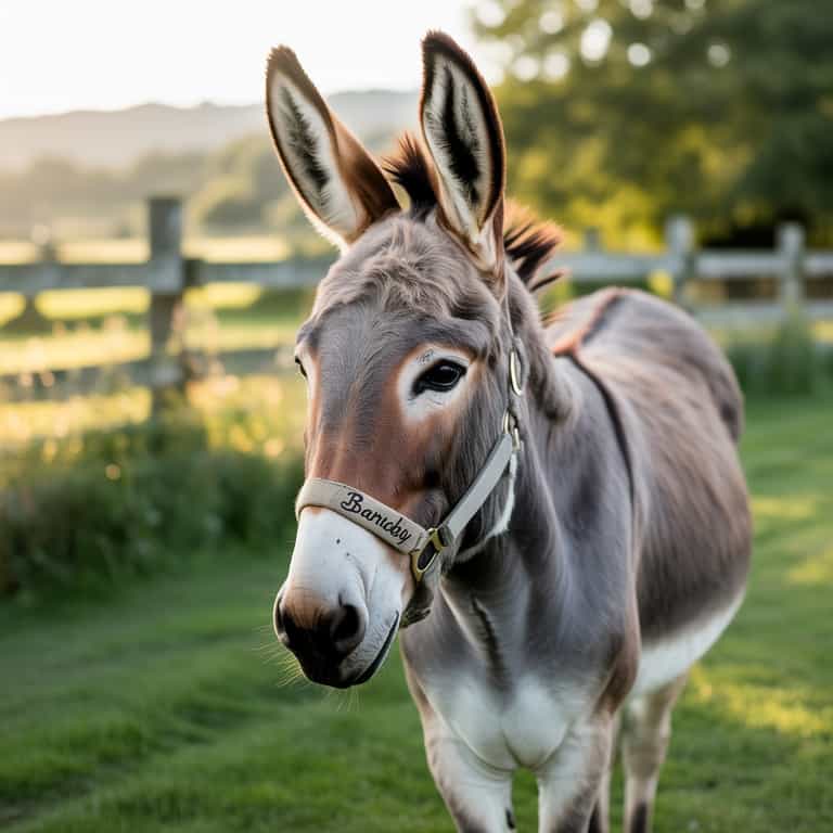 Barney the Donkey in Pastoral Serenity