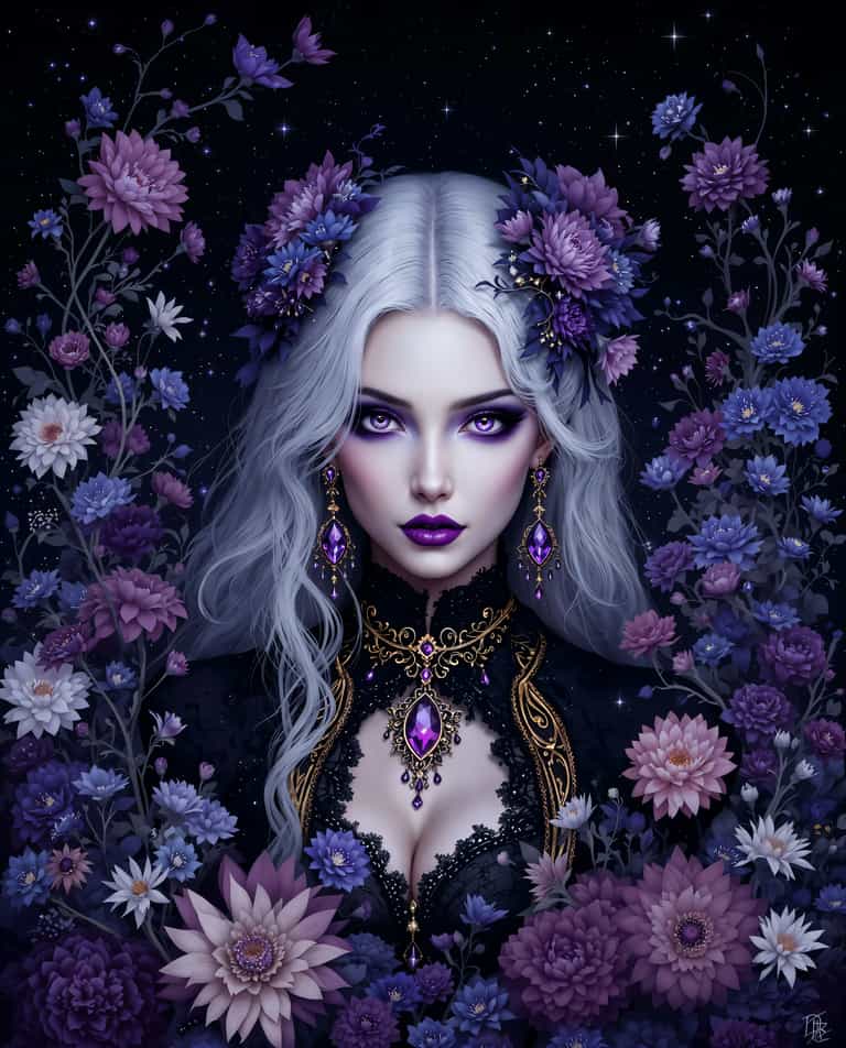 **Enchanted Garden Portrait**