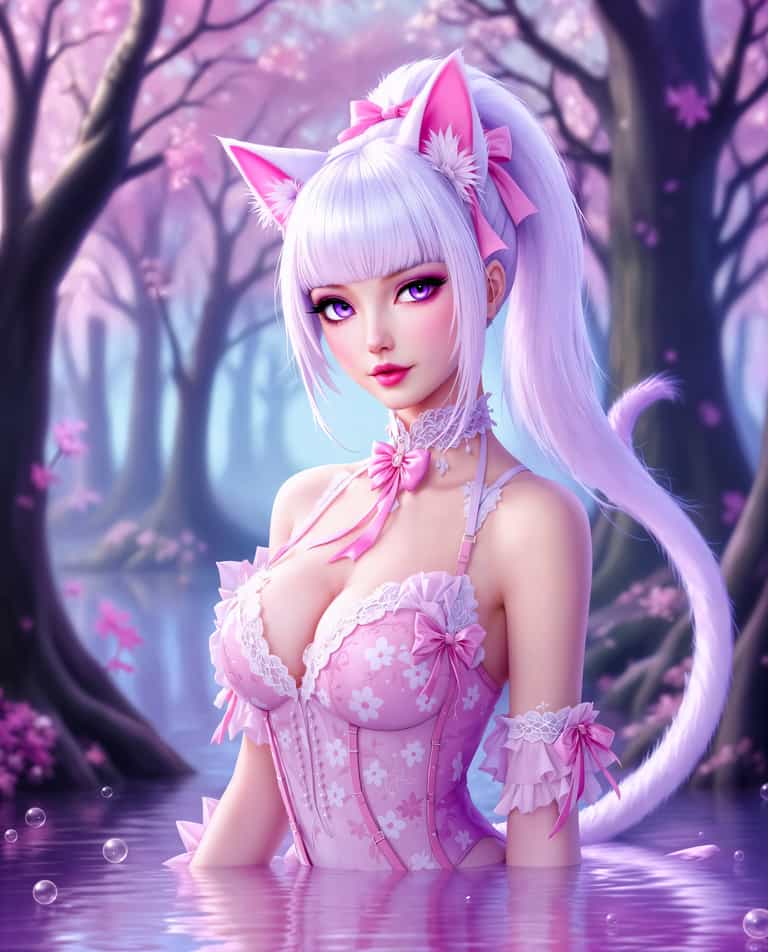 Enchanted Forest Cat-Girl