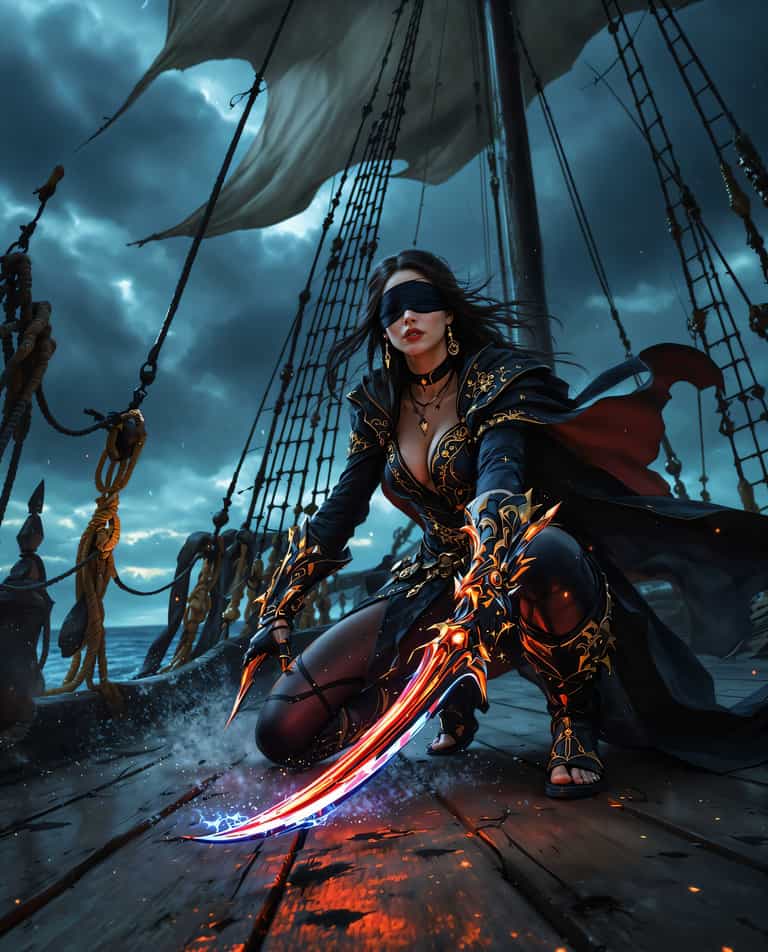 **Storm Warrior: The Blindfold Blade**