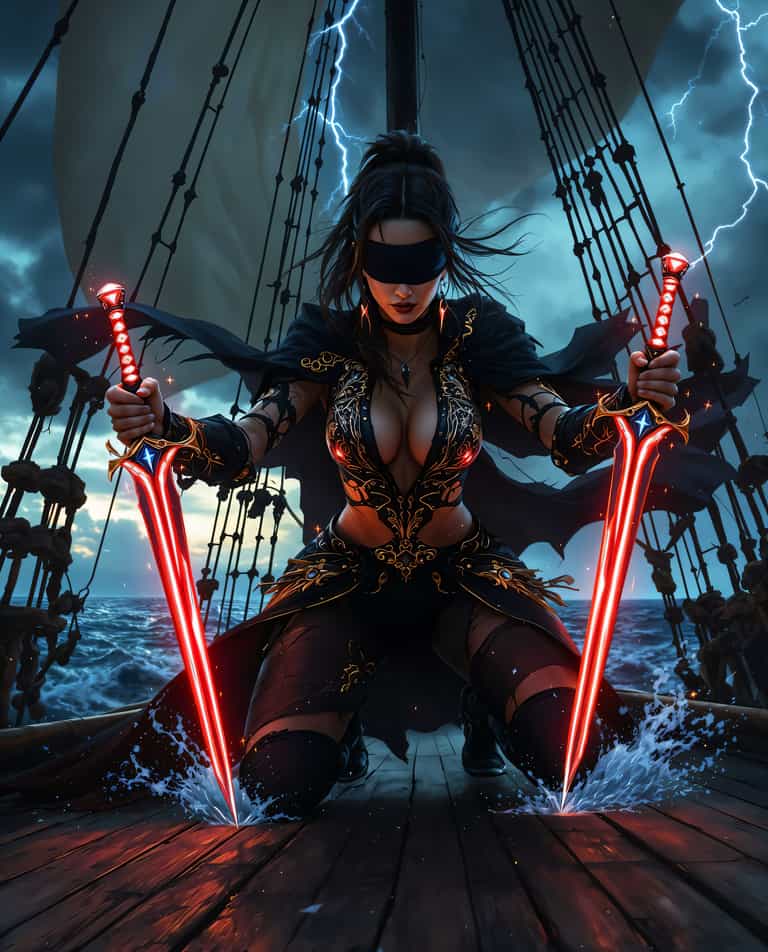 **The Blind Warrior of the Storm**