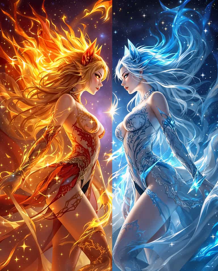 Duel of Elements: Fire and Ice