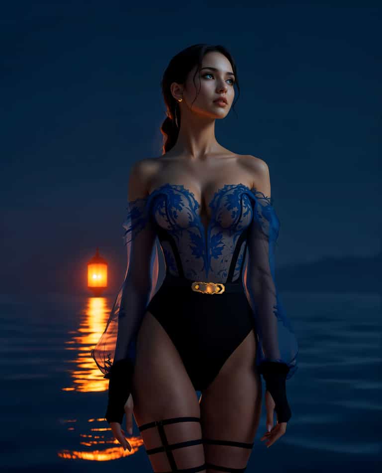Nightfall Elegance by the Water