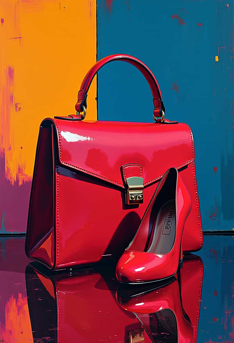 Red Reflections: A Study in Gloss and Color