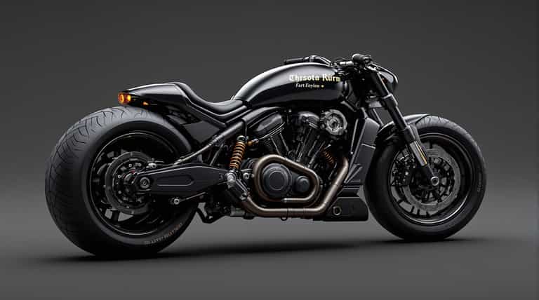 Chrysto Kurm Custom Motorcycle - Power and Precision