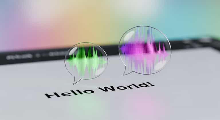 Digital Greeting with Waveforms